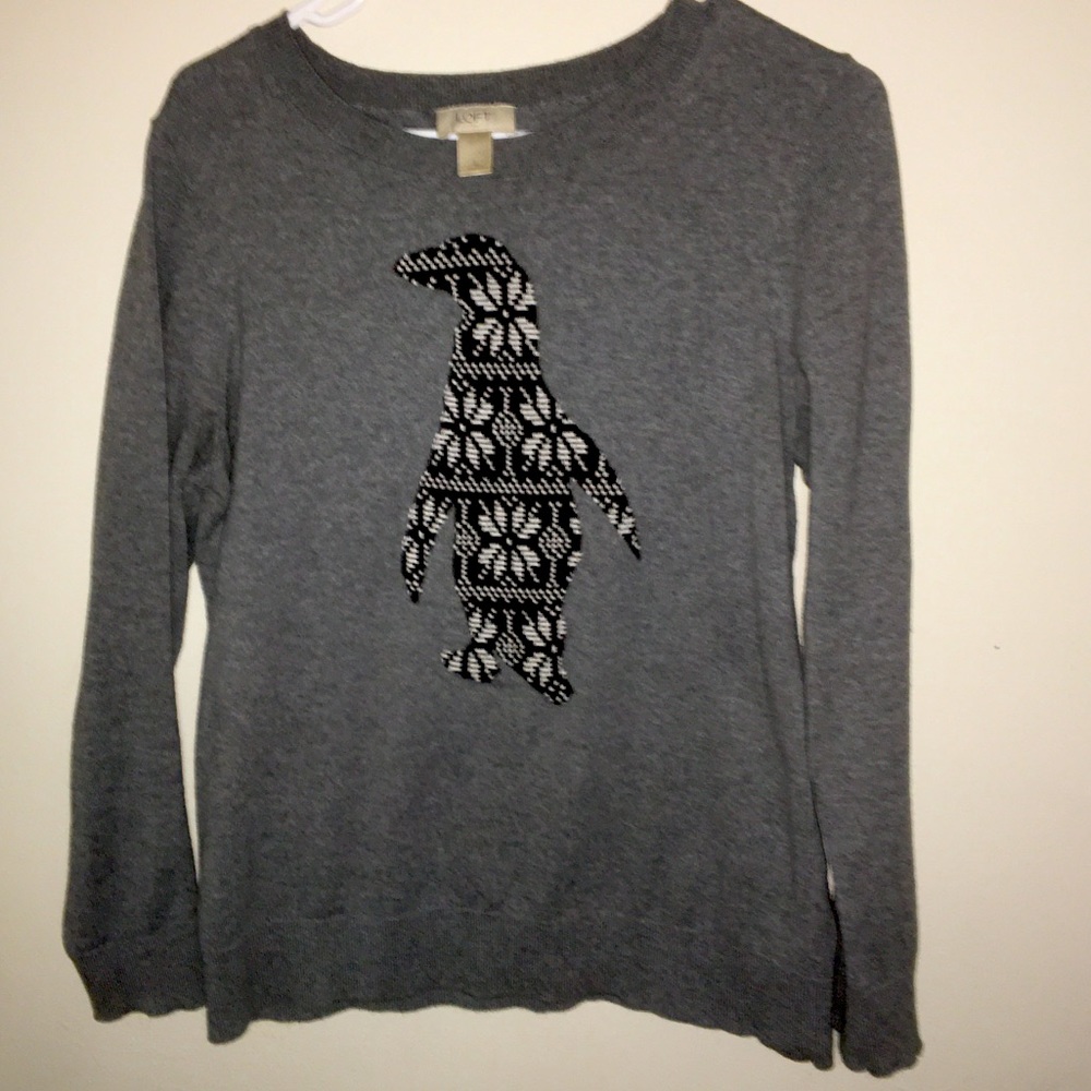 Loft penguin sweater